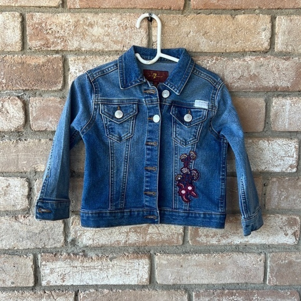7 for all mankind toddler Jean jacket